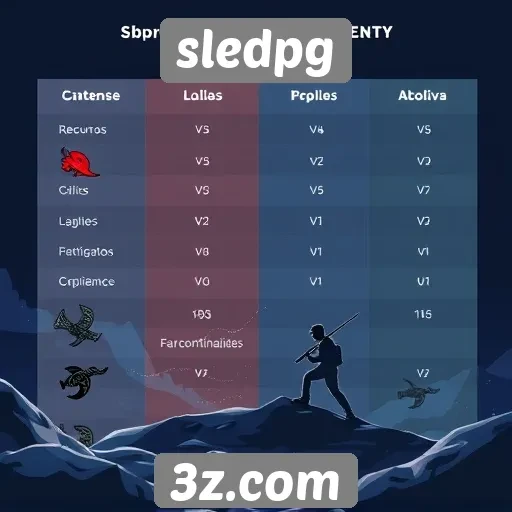 Comparação entre sledpg e outras plataformas de jogos